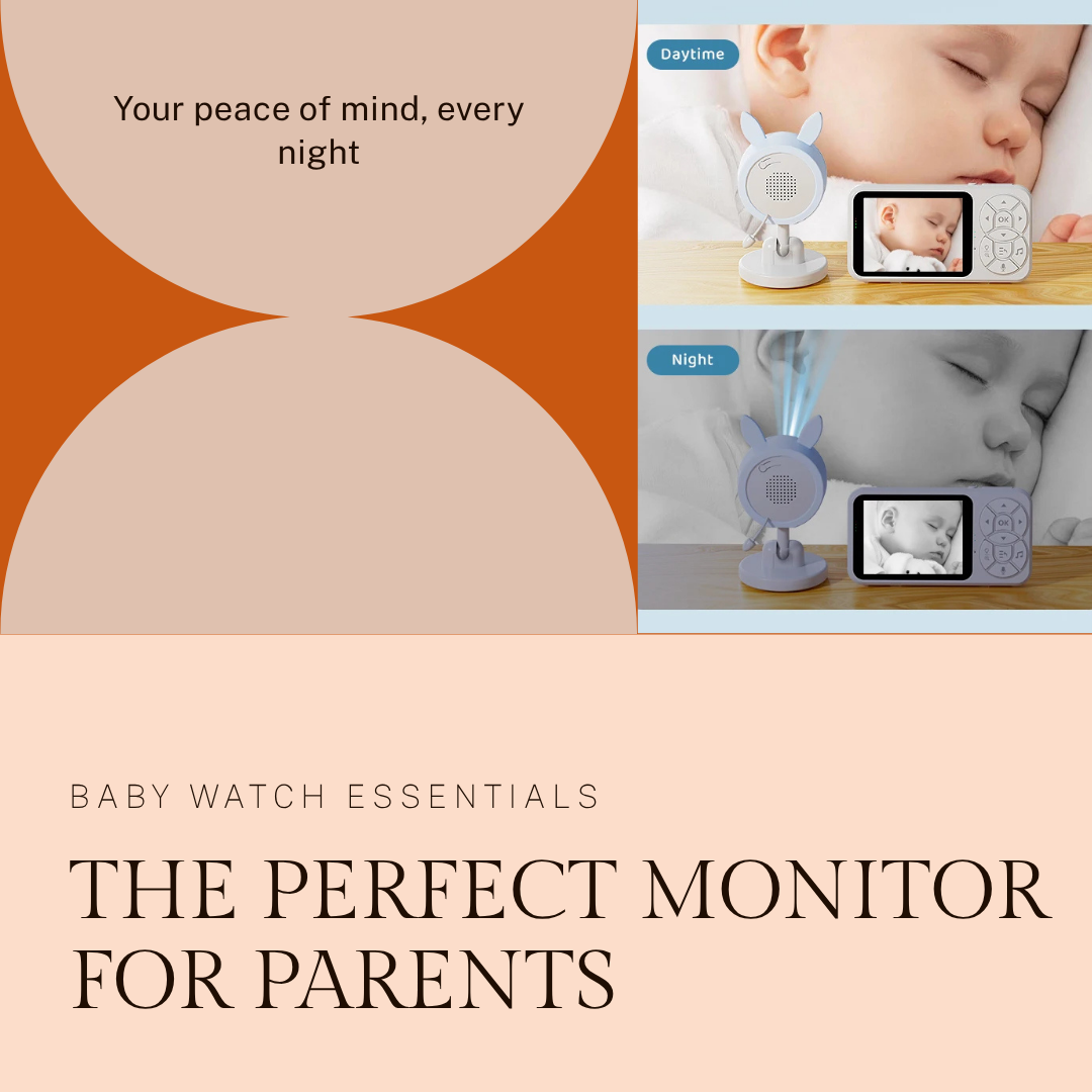 Wireless Video Baby Monitor with Night Vision & Temp